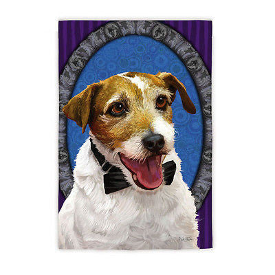 Large Outdoor JACK RUSSELL Dog Breed 29 x 43 House Flag...Clearance Price