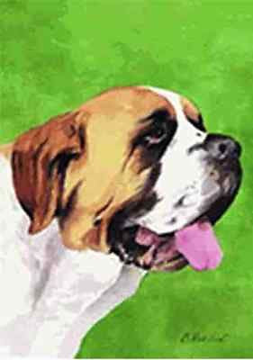 Garden Flag Saint Bernard Dog Small Outdoor Garden Flag made USA