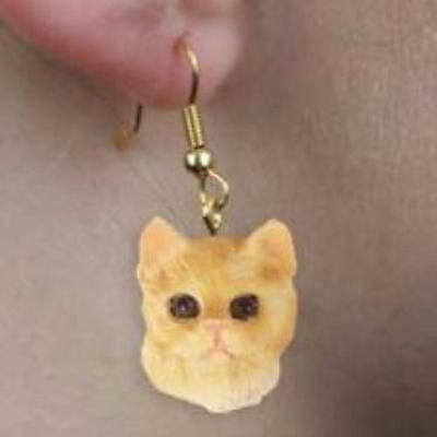 Cute Feline TABBY ORANGE SHORTHAIR CAT Dangle