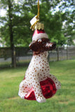 Glass Ornament GERMAN SHORTHAIR w/Holiday Bulb Dog Christmas Retired