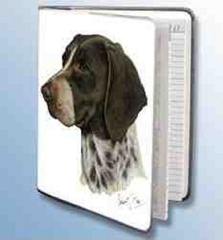 Retired Dog Breed GERMAN SHORTHAIR Vinyl Softcover Address Book by Robert May