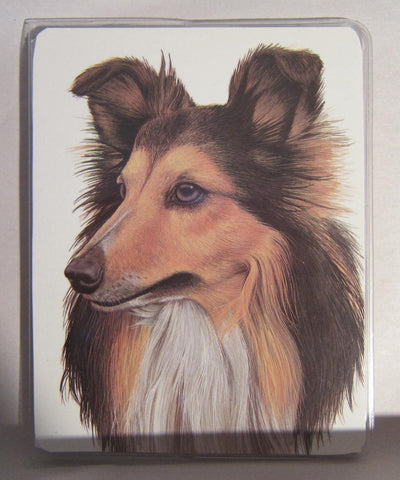 Retired Dog Breed SHETLAND SHEEPDOG Vinyl Softcover Address Book by Robert May
