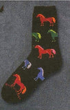 Horse Adult Socks RETRO HORSE Womens size Medium 6-10