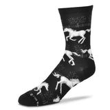 Horse Adult Socks HORSE SKETCHES Womens size Medium 6-10