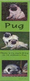 Bookmark PUG Laminated Paper set of 2...Clearance Priced