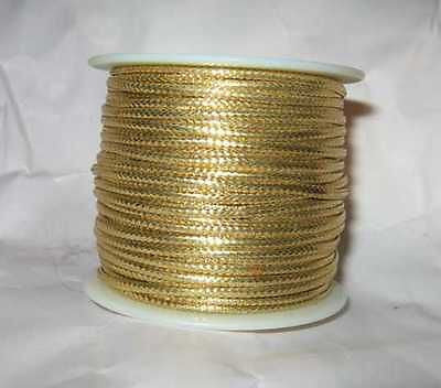 Unwired Metallic Gold Cording 1/8" wide 10 yrds CLEARANCE SALE