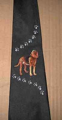 Mens Necktie BLOODHOUND Dog Breed Polyester Tie....Clearance Priced