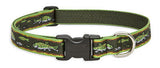 Lupine 1" wide BROOK TROUT Adjustable Nylon Dog Collar size 16-28"