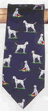 Quality Silk DALMATIAN Mens Necktie ALYNN Brand Made in USA....Clearance Priced