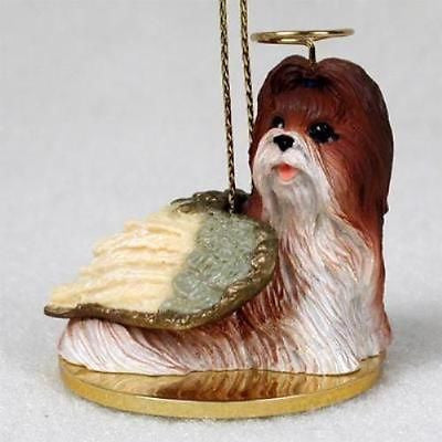 Small Angel SHIH TZU BROWN Dog Breed Angel Christmas Holiday Ornament