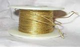 Wired Metallic Gold Cording 1 mm wide 10 YRDS CLEARANCE SALE