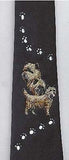 Mens Necktie CAIRN TERRIER Dog Breed Polyester Tie....Clearance Priced