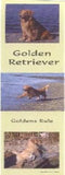 Bookmark GOLDEN RETRIEVER Laminated Paper...Clearance Priced