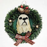 Wreath Xmas Ornament COCKER SPANIEL Dog Breed Christmas Ornament