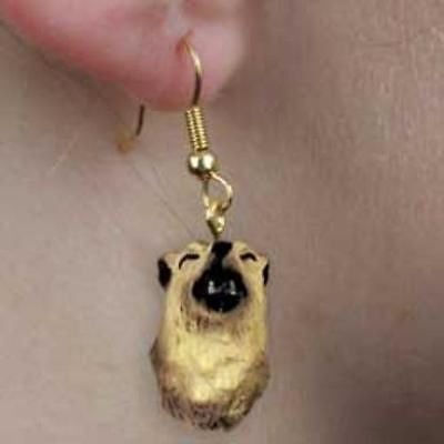 Animal Wildlife TIMBER WOLF Head Resin Dangle Earrings...Clearance Priced