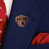 Resin Pin DACHSHUND RED Dog Head Hat Pin Tietac Pin Jewelry...Clearance Priced