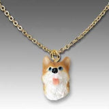 Dog on Chain SIBERIAN HUSKY RED Resin Dog Necklace Pendant...Clearance Priced