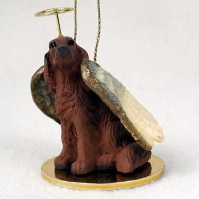 Small Angel IRISH SETTER Dog Breed Angel Christmas Holiday Ornament