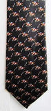 Museum Artifacts HORSE/RIDER Black Color Mens Silk Necktie...Clearance Priced