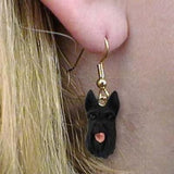 Dangle Style SCOTTISH TERRIER  Dog Resin Earrings Jewelry...Clearance Priced
