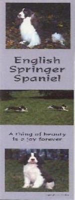Bookmark SPRINGER SPANIEL Laminated Paper set of 2...Clearance Priced