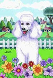 Large Flag Poodle Dog Breed House Flag 28 x 40...Price Reduced