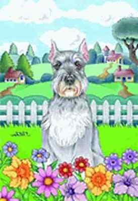 Large Flag Schnauzer Dog Breed House Flag 28 x 40