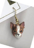 Dangle Style CHIHUAHUA BRINDLE II Dog Earrings Jewelry..Clearance Priced