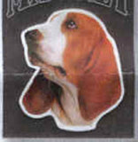 Car Magnet BASSET HOUND Dog Breed Die-cut Vinyl...Clearance Priced