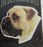 Car Magnet BULL MASTIFF Dog Breed Die-cut Vinyl...Clearance Priced
