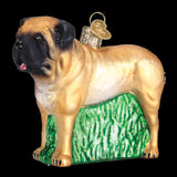 Old World Christmas ENGLISH MASTIFF Blown Glass Dog Breed Ornament