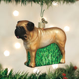 Old World Christmas ENGLISH MASTIFF Blown Glass Dog Breed Ornament