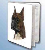 Retired Dog Breed BOXER BRINDLE Vinyl Softcover Address Book by Robert May
