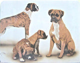 Retired Dog Breed BOXER FAMILY Vinyl Softcover Address Book by Robert May