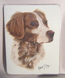 Retired Dog Breed BRITTANY Vinyl Softcover Address Book by Robert May