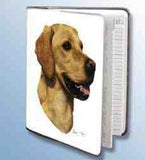 Retired Dog Breed LAB RETRIEVER YELLOW Vinyl Softcover Address Book by Robert May