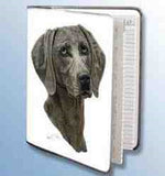 Retired Dog Breed WEIMARANER Vinyl Softcover Address Book by Robert May