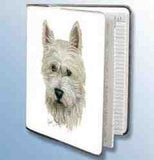 Retired Dog Breed WESTIE TERRIER Vinyl Softcover Address Book by Robert May
