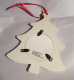 Craft Supply Wood Unfinished Holiday Frame Ornament WREATH PACKAGE TREE Lot of 3