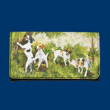 Wallet JACK RUSSELL TERRIER Dog Breed Ladies Wallet Checkbook Zippered Coin